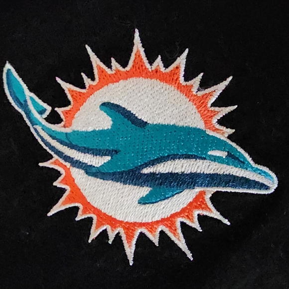 Men's XL Miami Dolphins Patch Embroidered Button Up Darius Rucker Fanatics - Picture 3 of 3